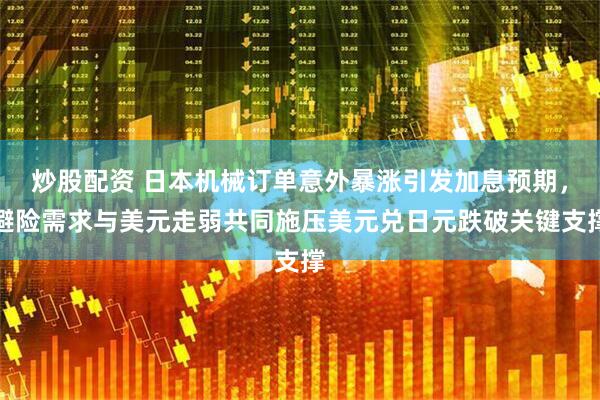 炒股配资 日本机械订单意外暴涨引发加息预期，避险需求与美元走弱共同施压美元兑日元跌破关键支撑